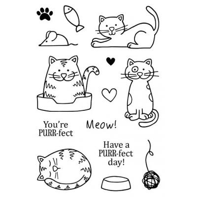 Jane's Doodles Clear Stamps - Cats